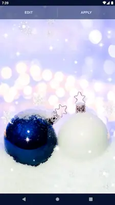 Winter Holiday Snow Wallpapers android App screenshot 1