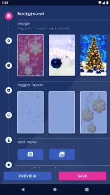 Winter Holiday Snow Wallpapers android App screenshot 6